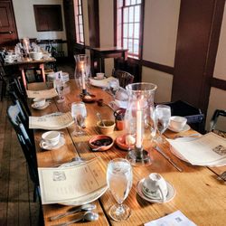 Eagle Tavern - Table for Harvest Dinner.