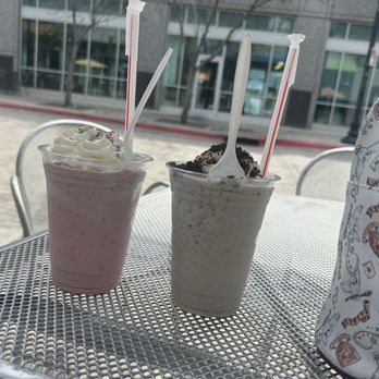 Monkeywrench - Strawberry shake with whipped cream and sprinkles Cookies n cream shake with whipped cream and oreo crumbles - Desserts Near Me - Salt Lake City, Utah Monkeywrench - Strawberry shake with whipped cream and sprinkles Cookies n cream shake with whipped cream and oreo crumbles - Desserts Near Me - Salt Lake City, Utah