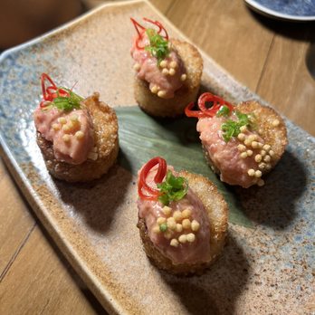 Tanuki River Landing - Tuna Crispy Rice - Japanese Near Me - Miami, Florida