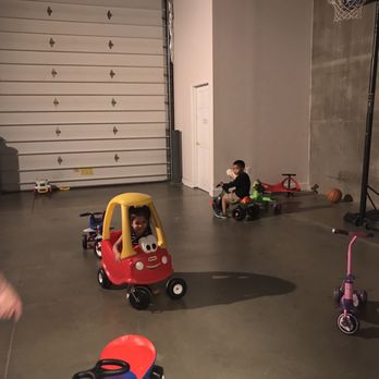 NoVA PlayLabs - Garage area in the back full of cars, bikes and scooters, etc. - Summer Camps Near Me - Fairfax, Virginia NoVA PlayLabs - Garage area in the back full of cars, bikes and scooters, etc. - Summer Camps Near Me - Fairfax, Virginia