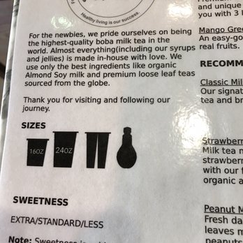 Mr Tea - Sizes/ cup types. They have a cute lightbulb cup and a split cup - Bubble Tea Near Me - Las Vegas, Nevada Mr Tea - Sizes/ cup types. They have a cute lightbulb cup and a split cup - Bubble Tea Near Me - Las Vegas, Nevada