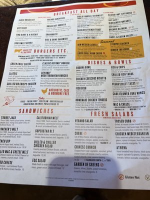 Menu photo 2 Flying Star Café Albuquerque, NM