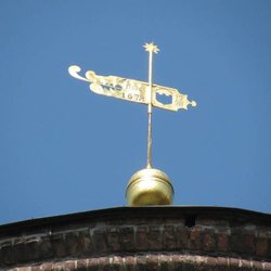 Nikolaiturm - Turmfähnchen oben.