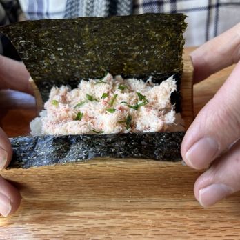 Yonsei Handrolls - Snow crab Handroll - Sushi Bars Near Me - Albany, California