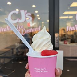 CJ's Italian Ice & Custard - Small gelati - this is cute CJs I see what ya did there lol