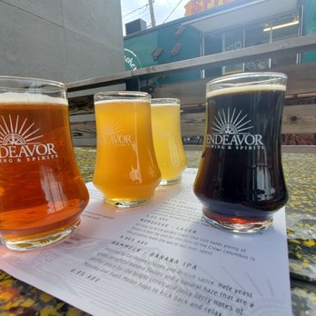 Endeavor Brewing and Spirits - Flight, 3$ per pour - Brewpubs Near Me - Columbus, Ohio Endeavor Brewing and Spirits - Flight, 3$ per pour - Brewpubs Near Me - Columbus, Ohio