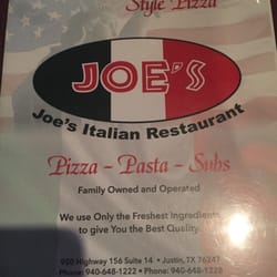 Joe's Italian Restaurant