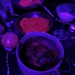 (top to bottom) Egusi, Jollof Spagetti, and Efo Riro (top to bottom) Egusi, Jollof Spagetti, and Efo Riro