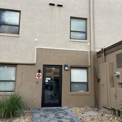 Entrance is actually in the back 924 is labeled on the door