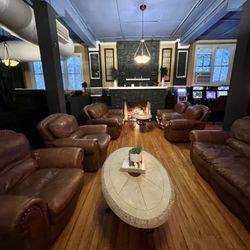 The  Social - Leather couches