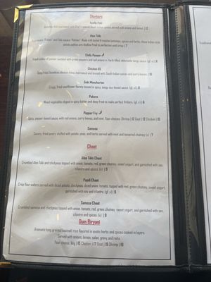 Menu photo 6 Masala House Indian Bistro Washington, PA