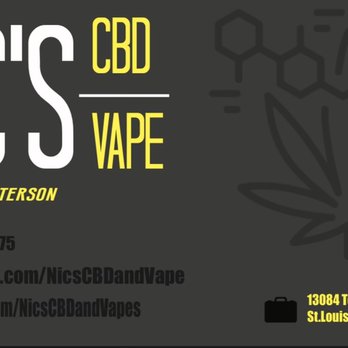 cbd vape oil near me NICS CBD AND VAPE - Updated May 2026 - 18 Photos - 13084 Tesson Ferry Rd,  St. Louis, Missouri - Vape Shops - Phone Number