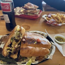 Torta milenesa across and fajita up close! Fire ! Torta milenesa across and fajita up close! Fire !
