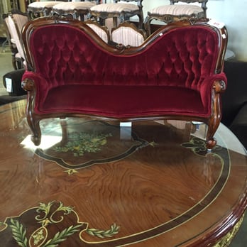 Consignment Classics - A child or pet sized crushed velvet sofa. Because why not! - Furniture Stores Near Me - San Diego, California Consignment Classics - A child or pet sized crushed velvet sofa. Because why not! - Furniture Stores Near Me - San Diego, California