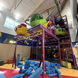 Super big tunnel indoor playground, it's like 2 stories tall!