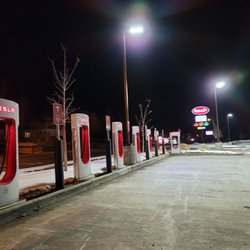 Tesla Supercharger - In the kum & go parking lot