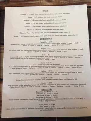 Photo of Taqueria Cantina - Seattle, WA, US. Menu