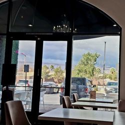 Cafe Lola - A view from the inside dining area