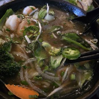 Sidestreet Pho - Shrimp pho with extra vegetables - Vietnamese Near Me - Alameda, California