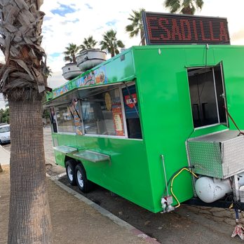 Dylan’s Mexican Food - a green food truck - Food Trucks Near Me - Long Beach, California
