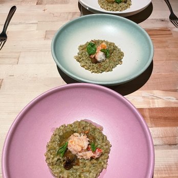Miro Kaimuki - Pea risotto with crab meat - Asian Fusion Near Me - Honolulu, Hawaii Miro Kaimuki - Pea risotto with crab meat - Asian Fusion Near Me - Honolulu, Hawaii