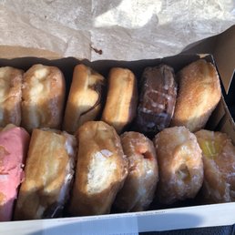 a box of assorted donuts