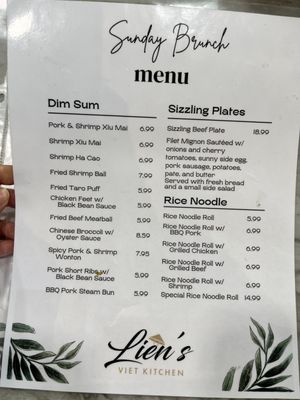 Menu photo 4 Lien's Viet Kitchen Houston, TX