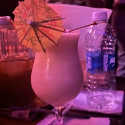 Piña Colada. I asked for no alcohol and they gave me with alcohol. I had a bad reaction since I'm allergic to any alcohol.