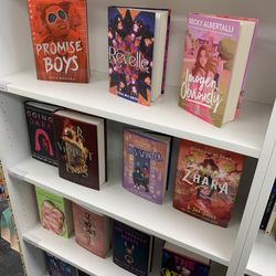 Walls of Books - Trending young adult titles.