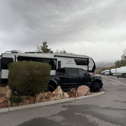Nevada Treasure RV Resort - We had end rv site