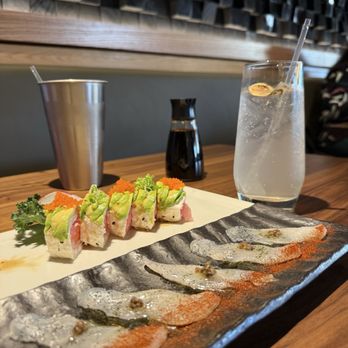 Sushi Kyo - Halibut Carpaccio with Black Truffle - Japanese Near Me - Monrovia, California