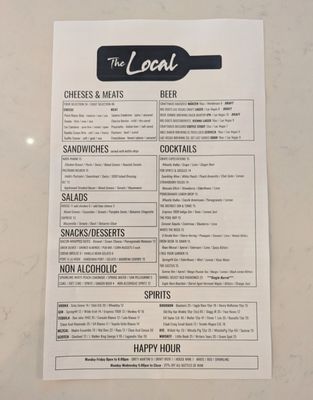 Menu photo 4 The Local Henderson, NV