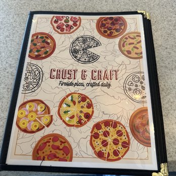Crust & Craft - Front of menu - Pizza Near Me - Greensboro, North Carolina Crust & Craft - Front of menu - Pizza Near Me - Greensboro, North Carolina