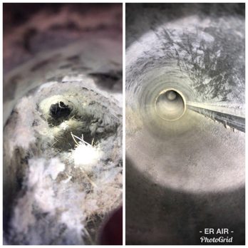 ER Air - This was my dryer vent completely clogged - Heating & Air Conditioning/HVAC Near Me