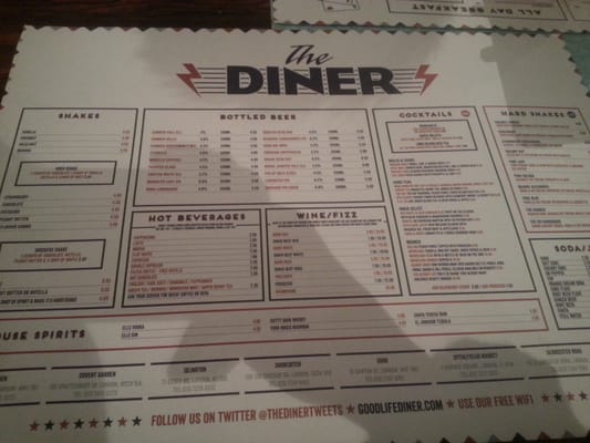 Menu photo 2 The Diner London, XGL