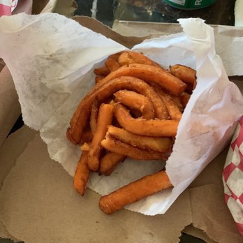 The Burger Barn - Sweet potato fries. - Burgers Near Me - Manvel, Texas