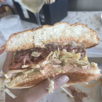 Ember & Rye - Burger, yes it's delicious. - Seafood Near Me - Carlsbad, California