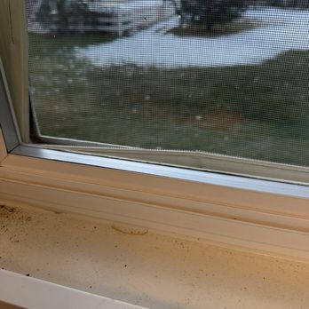 MINT Window Cleaning - Damaged screen. - Gutter Services Near Me MINT Window Cleaning - Damaged screen. - Gutter Services Near Me
