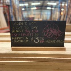 Edensaw Woods - Not only are the folks at Edensaw gifted with wood, but they're handy with a clever joke and some chalk.
