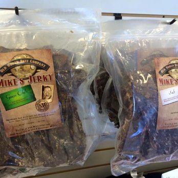 Mike's Jerky - Some of their flavors. - Meat Shops Near Me - Albuquerque, New Mexico