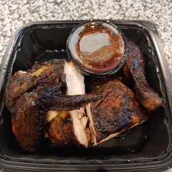 Earnest B's BBQ &Catering - Smoked half chicken
