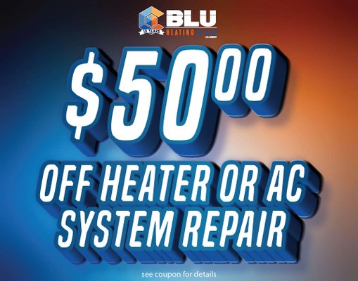 Special Offer: $50 Off AC or Heater Repair at BLU HVAC Heating and Air! - 🌟 Welcome to BLU HVAC Heating and Air! 🌟
Are you looking for reliable and professional HVAC services in Chula Vista, CA? Look no further! BLU HVAC Heating and Air is your go-to expert for all your heating and air conditioning needs. We're dedicated to providing top-notch service and ensuring your home comfort all year round.
📢 Limited-Time Offer: To help keep your home comfortable, we're offering $50 off any AC or heater repair service!
Why Choose BLU HVAC Heating and Air?
Expert Technicians: Our certified technicians are equipped to handle any HVAC issue, ensuring your system runs smoothly.
Fast and Reliable Service: We pride ourselves on prompt and efficient service to get your system up and running in no time.
Customer Satisfaction Guaranteed: We’re committed to excellent customer service and ensuring every client is completely satisfied with our work.
Service Details:
Phone: (619) 380-0921
Offer: $50 off on AC or heater repair service.
Don't miss this opportunity to save on your next HVAC repair! Contact us today to schedule a service. Our team at BLU HVAC Heating and Air is here to ensure your comfort with efficient, reliable, and affordable services.
🔧 Book your repair service now and enjoy a cooler or warmer home today! Special Offer: $50 Off AC or Heater Repair at BLU HVAC Heating and Air! - 🌟 Welcome to BLU HVAC Heating and Air! 🌟
Are you looking for reliable and professional HVAC services in Chula Vista, CA? Look no further! BLU HVAC Heating and Air is your go-to expert for all your heating and air conditioning needs. We're dedicated to providing top-notch service and ensuring your home comfort all year round.
📢 Limited-Time Offer: To help keep your home comfortable, we're offering $50 off any AC or heater repair service!
Why Choose BLU HVAC Heating and Air?
Expert Technicians: Our certified technicians are equipped to handle any HVAC issue, ensuring your system runs smoothly.
Fast and Reliable Service: We pride ourselves on prompt and efficient service to get your system up and running in no time.
Customer Satisfaction Guaranteed: We’re committed to excellent customer service and ensuring every client is completely satisfied with our work.
Service Details:
Phone: (619) 380-0921
Offer: $50 off on AC or heater repair service.
Don't miss this opportunity to save on your next HVAC repair! Contact us today to schedule a service. Our team at BLU HVAC Heating and Air is here to ensure your comfort with efficient, reliable, and affordable services.
🔧 Book your repair service now and enjoy a cooler or warmer home today!