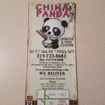 China Panda Asian Cuisine - Delivery is very convenient. - Thai Near Me - Souderton, Pennsylvania China Panda Asian Cuisine - Delivery is very convenient. - Thai Near Me - Souderton, Pennsylvania