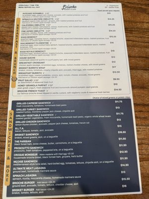 Menu photo 6 Brioche Bakery & Cafe San Francisco, CA Menu photo 6 Brioche Bakery & Cafe San Francisco, CA