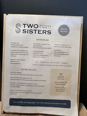 Menu photo 6 Two Sisters Kitchen + Bar Oronoco, MN
