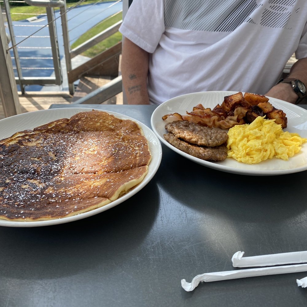 River: A Waterfront Restaurant & Bar - Big pancake!! - Steakhouses Near Me - Wethersfield, Connecticut River: A Waterfront Restaurant & Bar - Big pancake!! - Steakhouses Near Me - Wethersfield, Connecticut