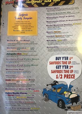 Menu photo 6 Sanford's Grub & Pub Casper, WY Menu photo 6 Sanford's Grub & Pub Casper, WY