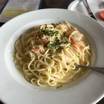 Sam's Chowder House - Shrimp pasta - Seafood Near Me - Half Moon Bay, California Sam's Chowder House - Shrimp pasta - Seafood Near Me - Half Moon Bay, California