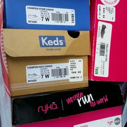 Hamrick's of Raleigh - Four pairs of shoes for just $70.24 w/tax. What a deal!! Original prices shown on boxes.
