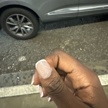 Nails & Spa Salon - Midtown - The line is uneven and the polish looks very blotchy and not neat. - Nail Technicians Near Me - New York, New York Nails & Spa Salon - Midtown - The line is uneven and the polish looks very blotchy and not neat. - Nail Technicians Near Me - New York, New York